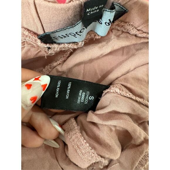 Ambiance Womens comfortable relaxed paper bag pants Size small - Picture 5 of 11